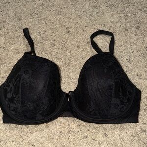 Victoria Secret 34DDD Demi Black Lace Bra